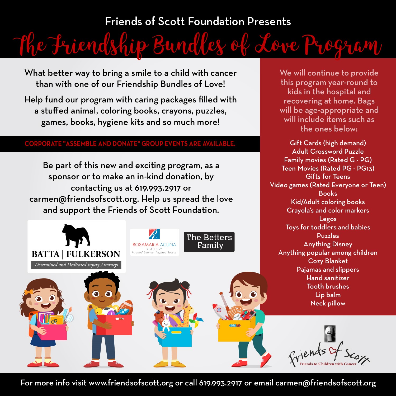 The Friendship Bundles of Love Program